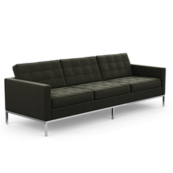 KNOLL sofa with 3 seaters FLORENCE in fabric