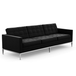 KNOLL sofa with 3 seaters FLORENCE in fabric