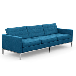 KNOLL sofa with 3 seaters FLORENCE in fabric