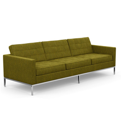 KNOLL sofa with 3 seaters FLORENCE in fabric