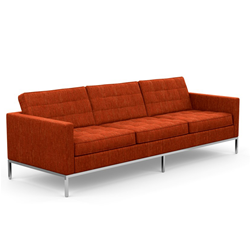 KNOLL sofa with 3 seaters FLORENCE in fabric