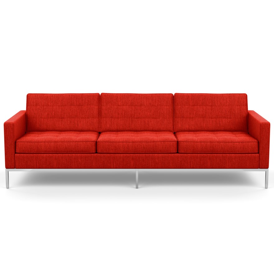 KNOLL sofa with 3 seaters FLORENCE in fabric