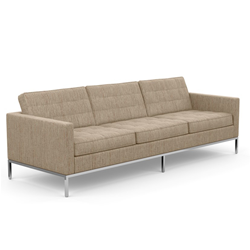KNOLL sofa with 3 seaters FLORENCE in fabric