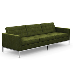 KNOLL sofa with 3 seaters FLORENCE in fabric