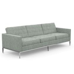 KNOLL sofa with 3 seaters FLORENCE in fabric
