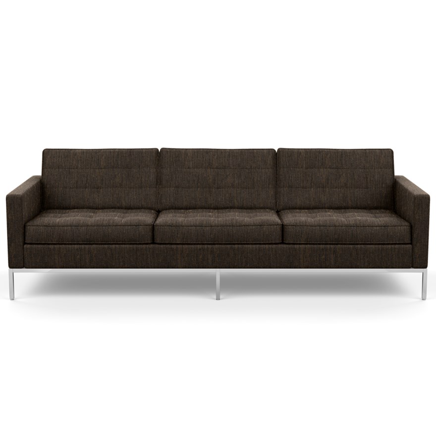 KNOLL sofa with 3 seaters FLORENCE in fabric