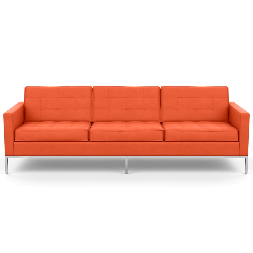 KNOLL sofa with 3 seaters FLORENCE in fabric