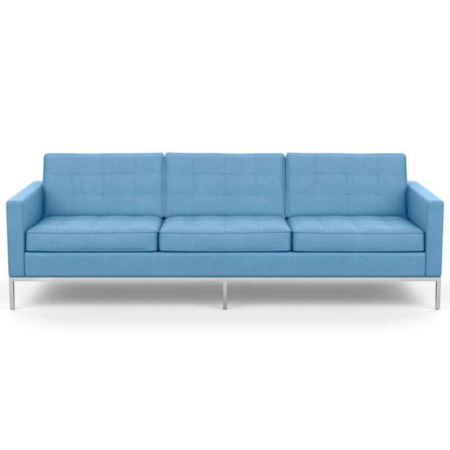 KNOLL sofa with 3 seaters FLORENCE in fabric