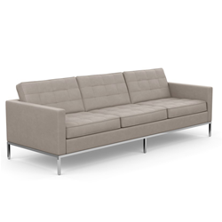 KNOLL sofa with 3 seaters FLORENCE in fabric