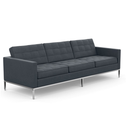 KNOLL sofa with 3 seaters FLORENCE in fabric