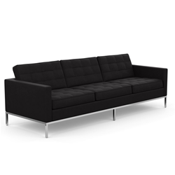 KNOLL sofa with 3 seaters FLORENCE in fabric