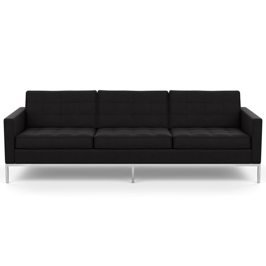 KNOLL sofa with 3 seaters FLORENCE in fabric