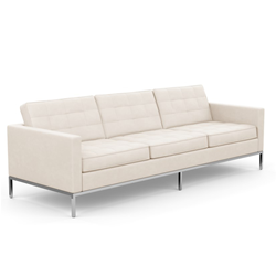 KNOLL sofa with 3 seaters FLORENCE in fabric