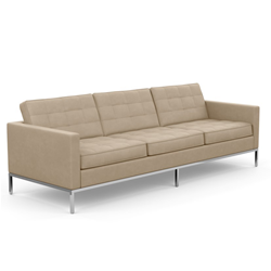 KNOLL sofa with 3 seaters FLORENCE in fabric
