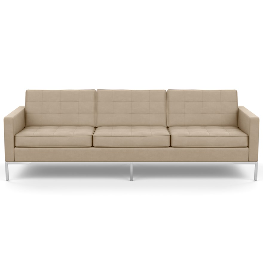 KNOLL sofa with 3 seaters FLORENCE in fabric