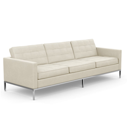KNOLL sofa with 3 seaters FLORENCE in fabric