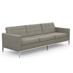 KNOLL sofa with 3 seaters FLORENCE in fabric