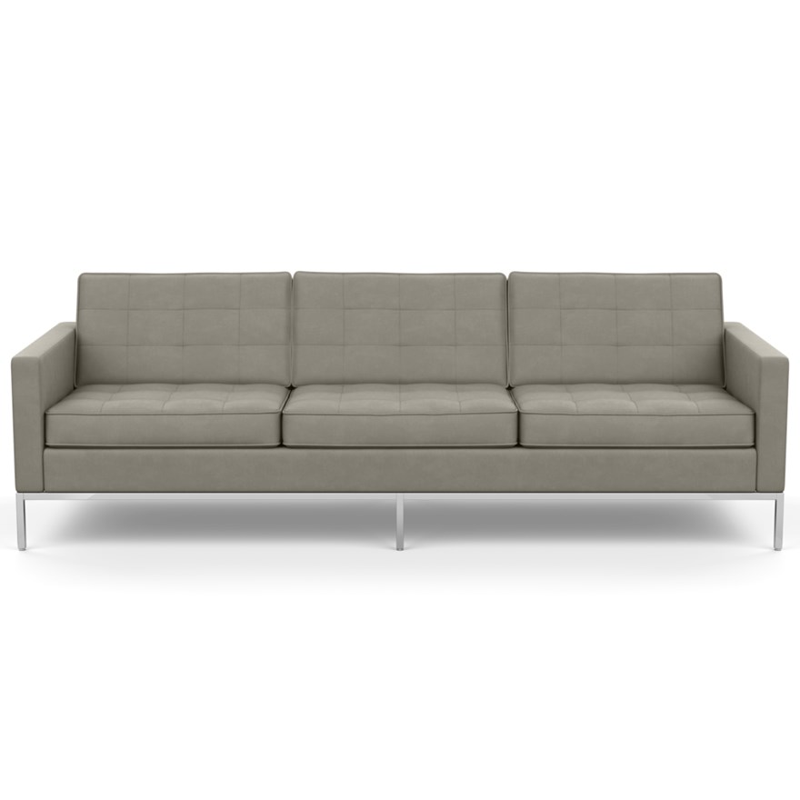 KNOLL sofa with 3 seaters FLORENCE in fabric