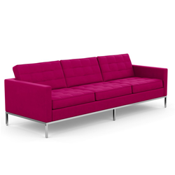 KNOLL sofa with 3 seaters FLORENCE in fabric