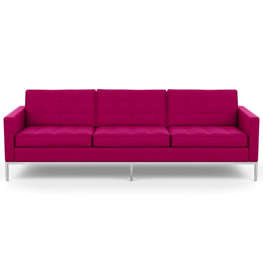 KNOLL sofa with 3 seaters FLORENCE in fabric