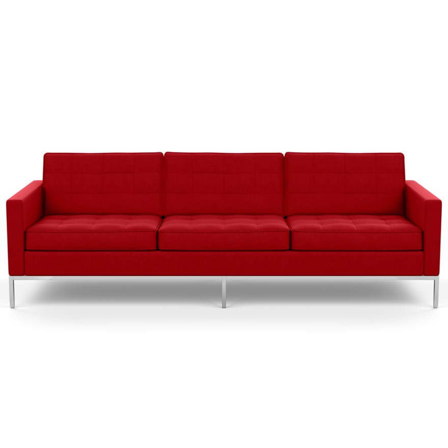KNOLL sofa with 3 seaters FLORENCE in fabric