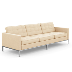 KNOLL sofa with 3 seaters FLORENCE in fabric