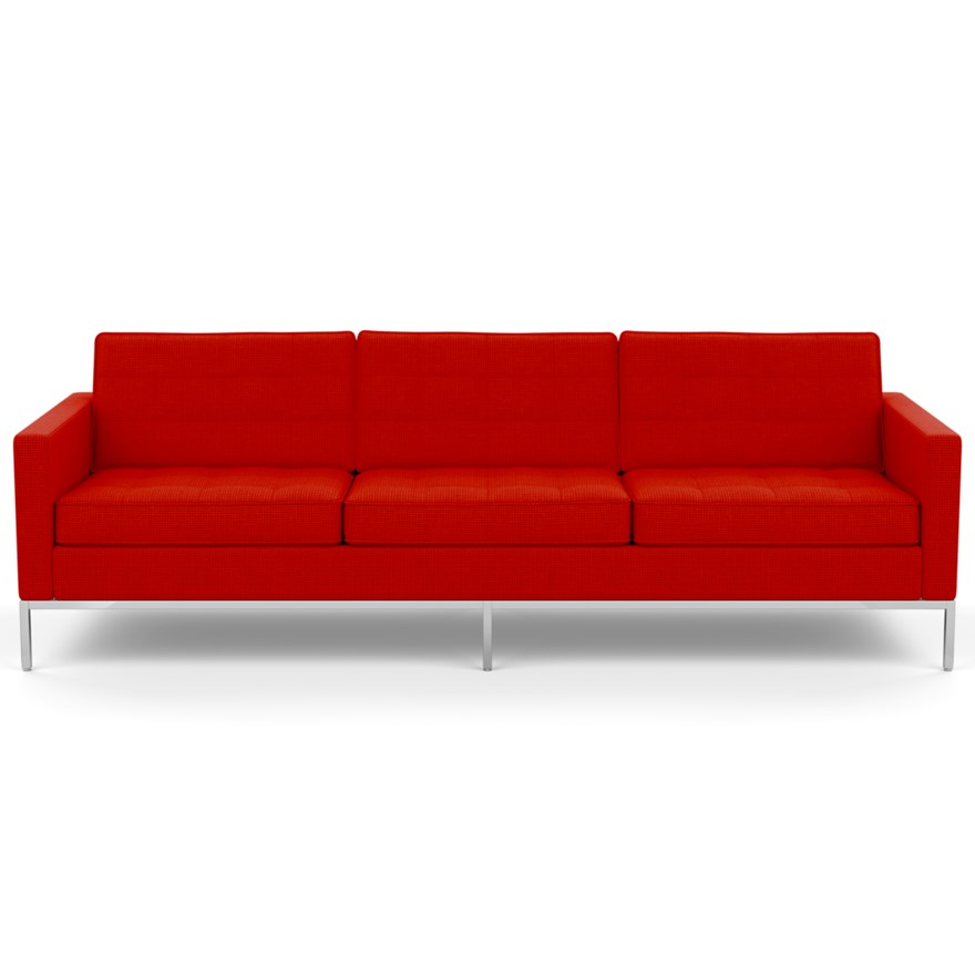 KNOLL sofa with 3 seaters FLORENCE in fabric