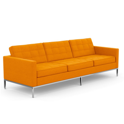 KNOLL sofa with 3 seaters FLORENCE in fabric