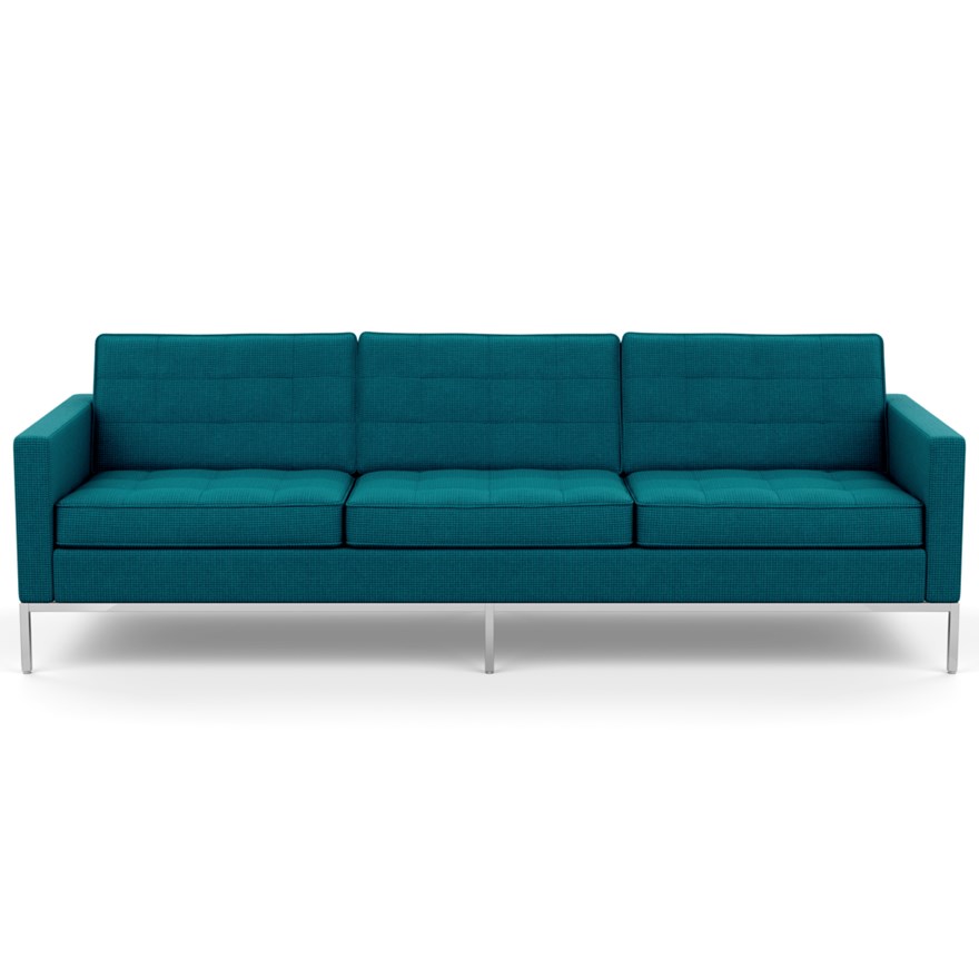 KNOLL sofa with 3 seaters FLORENCE in fabric
