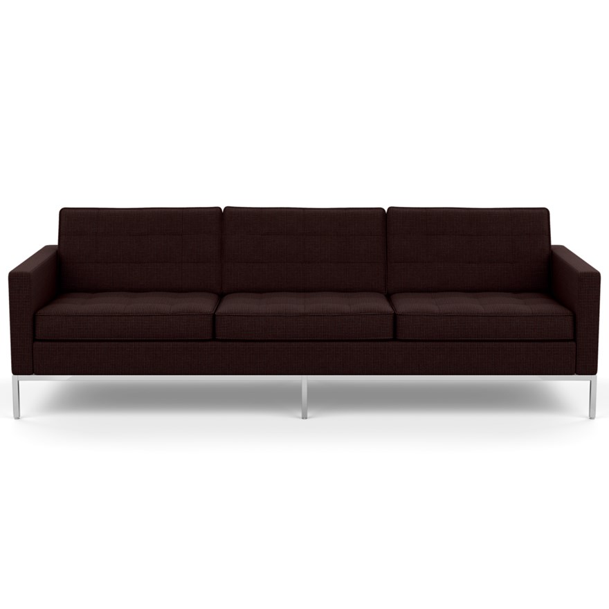 KNOLL sofa with 3 seaters FLORENCE in fabric