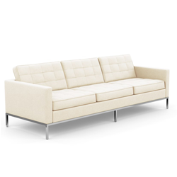 KNOLL sofa with 3 seaters FLORENCE in fabric