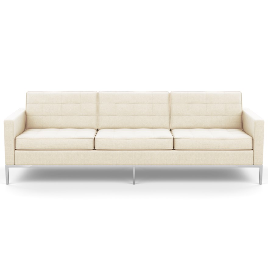 KNOLL sofa with 3 seaters FLORENCE in fabric