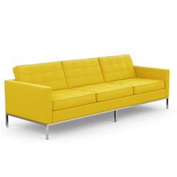 KNOLL sofa with 3 seaters FLORENCE in fabric