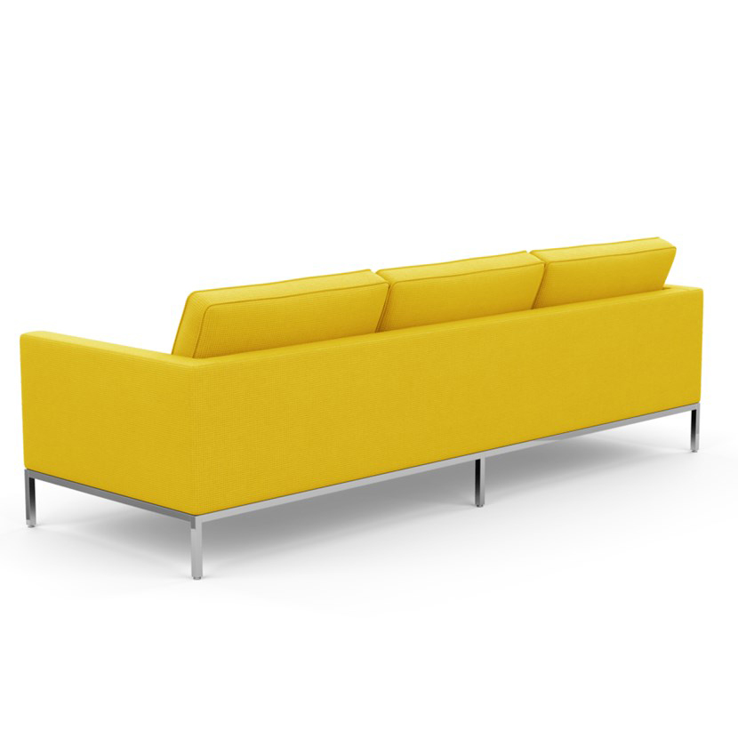 KNOLL sofa with 3 seaters FLORENCE in fabric