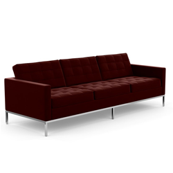 KNOLL sofa with 3 seaters FLORENCE in fabric