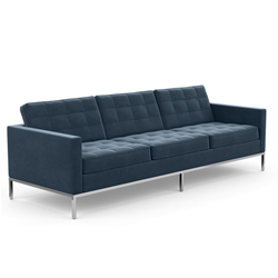 KNOLL sofa with 3 seaters FLORENCE in fabric