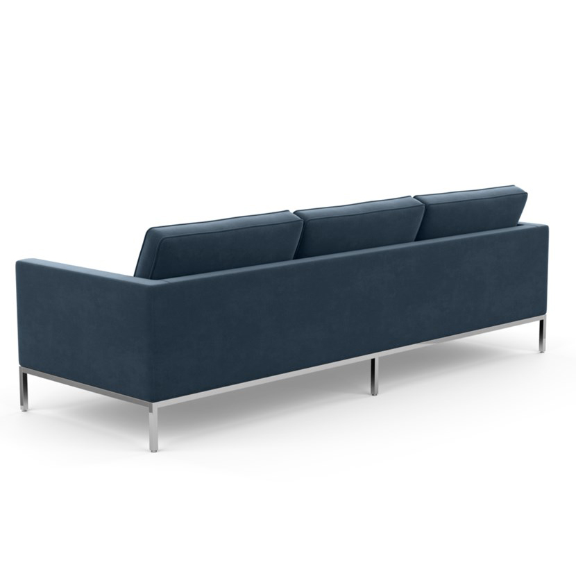 KNOLL sofa with 3 seaters FLORENCE in fabric
