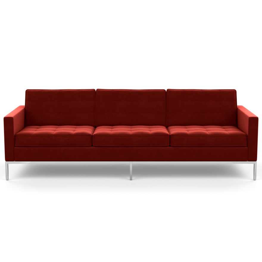 KNOLL sofa with 3 seaters FLORENCE in fabric