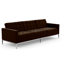 KNOLL sofa with 3 seaters FLORENCE in fabric