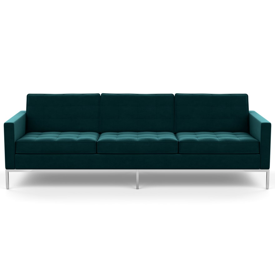 KNOLL sofa with 3 seaters FLORENCE in fabric