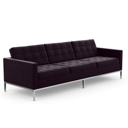 KNOLL sofa with 3 seaters FLORENCE in fabric