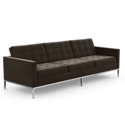 KNOLL sofa with 3 seaters FLORENCE in fabric
