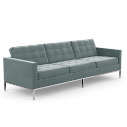 KNOLL sofa with 3 seaters FLORENCE in fabric