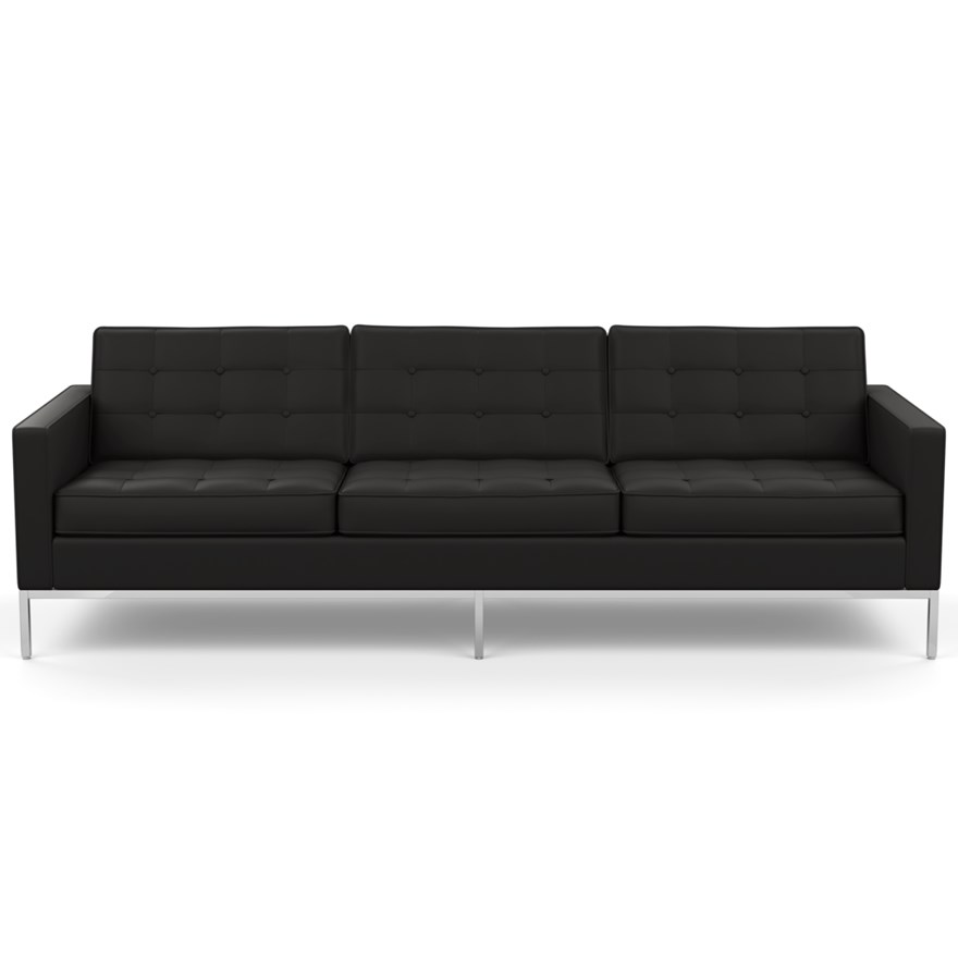 KNOLL canapé à 3 places FLORENCE en cuir