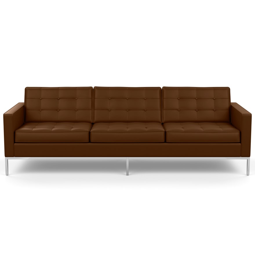 KNOLL canapé à 3 places FLORENCE en cuir
