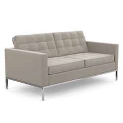 KNOLL sofa with 2 seaters FLORENCE in fabric