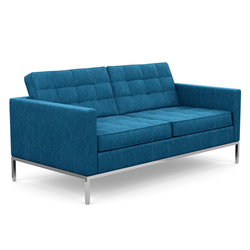 KNOLL sofa with 2 seaters FLORENCE in fabric