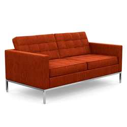 KNOLL sofa with 2 seaters FLORENCE in fabric