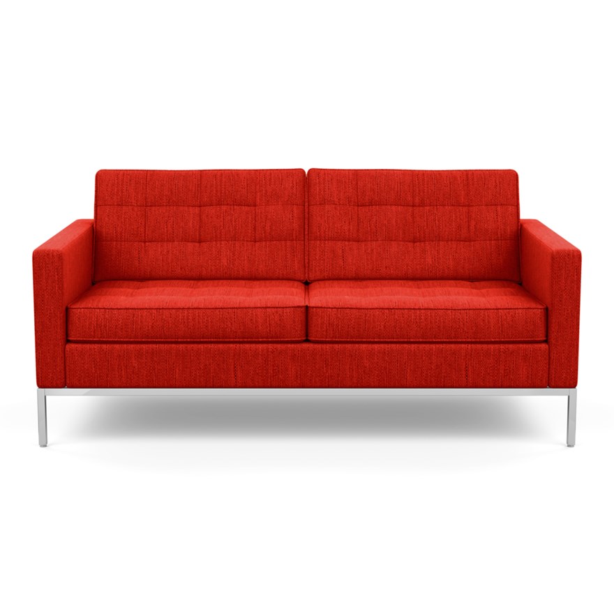KNOLL sofa with 2 seaters FLORENCE in fabric