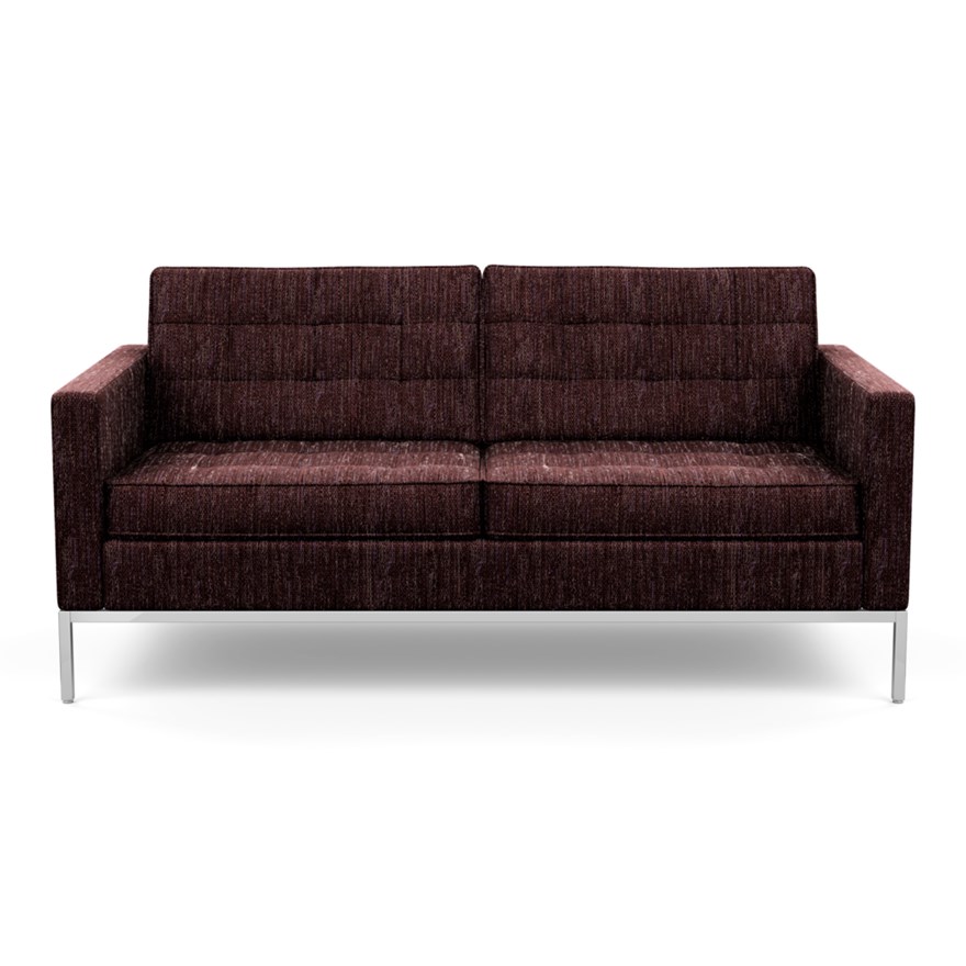 KNOLL sofa with 2 seaters FLORENCE in fabric